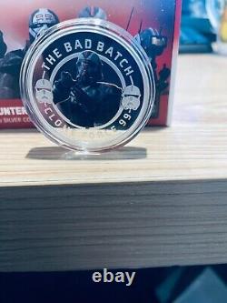 Niue 2022 1 Oz Silver Proof Coin Star WarsT The Bad BatchT Hunter