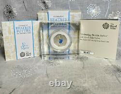 PETER RABBIT Silver Proof 50p With Signed COA By Royal Mint Designer EMMA NOBLE