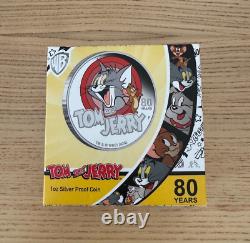 Perth Mint Tom and Jerry 1oz Silver Proof Coin