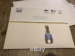 Peter Rabbit 2016 Silver Proof 50p PNC Stamp & Coin Cover