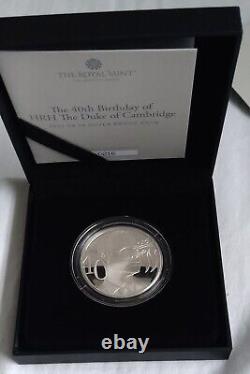 Prince William Royal Mint 2022 40th Birthday Silver Proof £5 Coin Ltd Edition
