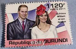 Princess Kate Middleton William Royal Wedding Gold Solid Silver Coin Proof Stamp