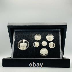 RARE 2013 Royal Mint Silver Proof 7 Coin Set Including Coronation Jubilee £5