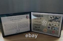 REDUCED. 2017 BBMF 60th ANNIVERSARY. 925 SILVER PROOF LTD EDIT COIN COVER