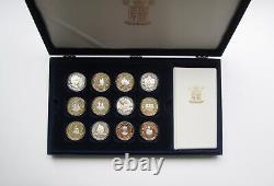 ROYAL MINT 2000 QUEEN MOTHER CENTENARY 18 x SILVER PROOF COIN COLLECTION