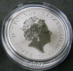 Rare 2022 Royal Mint Silver Proof Reverse Frosted 1oz Britannia £2 Coin