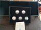 Rare Jersey silver proof 50p Five Coin Set, The royal residences Cased with Coa