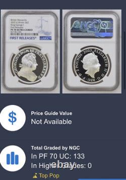 Rare Pf70 2022 1oz Monarch's King George I Silver Proof Coin Ngc Ultra Cameo