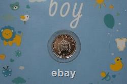 Rare Unique Limited Edition Silver Penny Silver Proof Coin Its a Boy