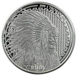 Roll of 20 2021 Asahi Mint Buffalo 1 oz. 999 Silver Round GEM Reverse Proof