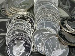(Roll of 40) $10 FV PROOF Silver U. S. State Quarters 90% 25c Bullion ECC&C, Inc