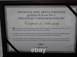Royal Mail Arnold Machin QE II Philatelic Silver Proof Set Case & COA