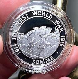 Royal Mint 100th Anniversary Battle of Somme £5 Silver Proof 5 Pound Coin 2016