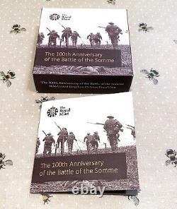 Royal Mint 100th Anniversary Battle of Somme £5 Silver Proof 5 Pound Coin 2016