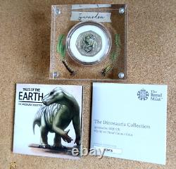 Royal Mint 2020 Tales of the Earth Dinosaur Silver Proof 50p 3 coin set