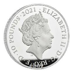 Royal Mint 2021 Gothic Crown Quartered Arms and Portrait 5oz Silver Proof Set