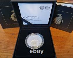 Royal Mint 2021 Queen's Beasts White Greyhoud Of Richmond, Silver Proof Coin COA