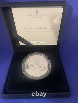 Royal Mint 2024 Lunar Year Of The Dragon? 1oz Silver Proof Coin