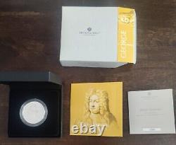 Royal Mint British Monarchs George I 1oz Silver Proof £2 Coin In Hand 2022