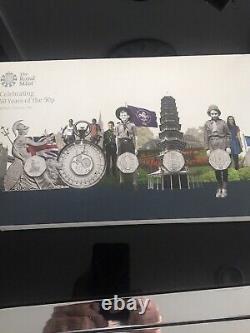 Royal Mint Celebrating 2019 Silver Proof Pieford Coin Set