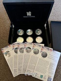 Royal Mint Celebration of Britain silver proof 6 coin set