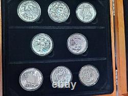 Royal Mint EMC Mythological Couples Silver Proof 8 Coin Set