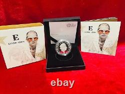 Royal Mint Elton John 2020 UK One Ounce Silver Proof Coin