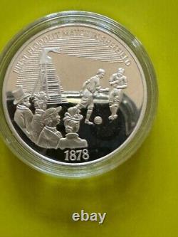 Royal Mint European Football Championship 1996 12 Silver Proof Collection COA