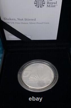 Royal Mint James Bond 2020 UK 3 X 1oz Silver Proof Coin Series
