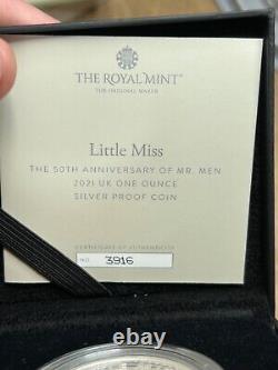 Royal Mint Little Miss Sunshine 50th Anniversary 1oz Silver Proof £2 coin BNIB