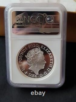 Royal Mint Music Legends Elton John 2020 Uk 2 Oz Silver Proof Coin Ngc Pf69