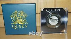 Royal Mint Music Legends QUEEN 1/2 Oz Silver Proof 50p Coin Boxed with COA etc