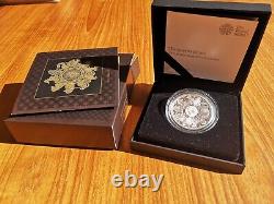 Royal Mint Queen's Beasts 2021 Completer Coin 1oz Silver Proof Boxed & COA