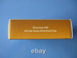 Royal Mint Silver Proof Elton John One Ounce Coin