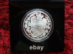 Royal Mint Silver Proof Platinum Jubilee £10 Coin 2022 5oz (In Hand)