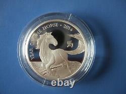 Royal Mint Silver Proof Year of the Horse 1oz Coin 2014