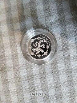 Royal Mint Sterling Silver Piedfort Proof £1 Pound 4 Coin Set 1994-1997 COA Box