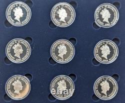 Royal Mint The History Of The RAF Silver Proof Crown Collection 18 Coins Box COA