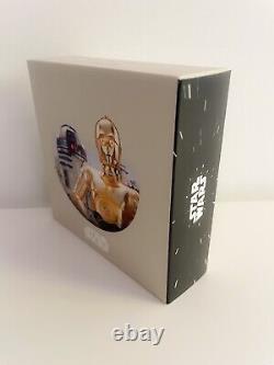 STAR WARS R2-D2 and C-3PO 2023 UK 1oz SILVER PROOF COIN Limited Edition 3000