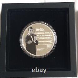 Sean Connery James Bond 007 1oz Silver Proof Coin Rare Highly Sought After Coll