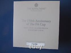 Silver Proof 150th Anniversary of FA Cup £2 Piedfort Coin 2022