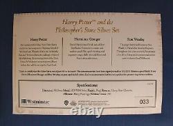 Silver Proof 1oz Medal x 3 Set Harry Potter Students Set in Case with COA