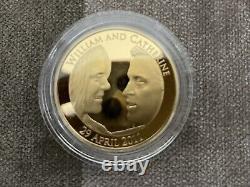 Silver Proof £5 Coins 2010 2011 Royal Engagement & Wedding William & Catherine