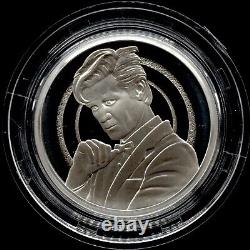 Silver Proof Coin British Royal Mint 1/2 oz Dollar Dr Who The 11th Dr BOX + COA