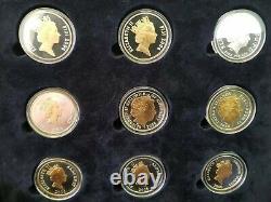 Silver Proof/Coin Collection Beautiful Set Box & Cert