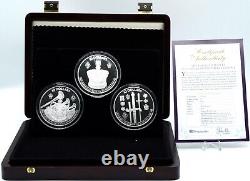 Silver Proof Coin Set 1oz 3x set Queen Elizabeth II Diamond Jubilee BOX +COA