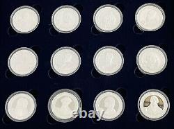 Silver Proof Crown Collection Great Britons 1oz £5 Coins Channel Islands + COA