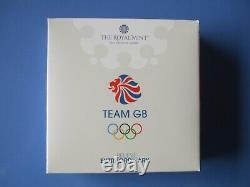 Silver Proof Team GB 50p Coin Piedfort 2021 In Hand