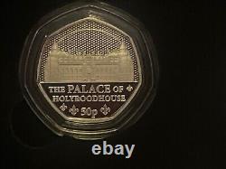 Silver proof 50p Set. The royal residences uncirculated mint. (rare)
