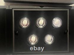 Silver proof 50p Set. The royal residences uncirculated mint. (rare)
